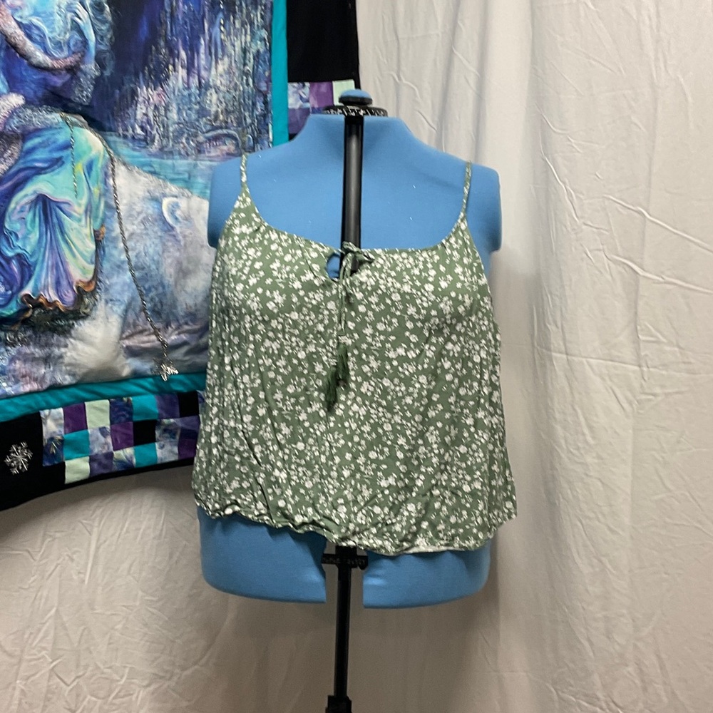 Ricki's Sage Green Floral Camisole